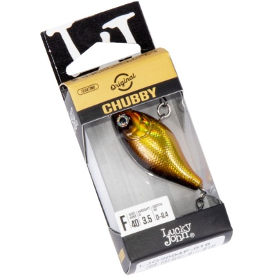 Воблер Lucky John Original CHUBBY 40F, 3.5гр, 0-0.4м, 018