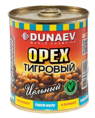 Добавка для прикормки металлобанка 320мл "Дунаев Тигровый орех цельный"
