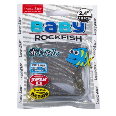 Виброхвосты съедоб. искусст. LJ Pro Series BABY ROCKFISH 2,4in(06.10)/033 10шт.