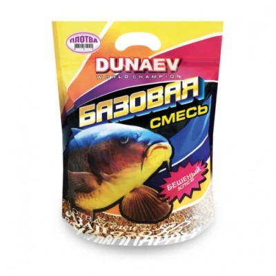 Прикормка "DUNAEV Базовая смесь" 2.5кг Плотва