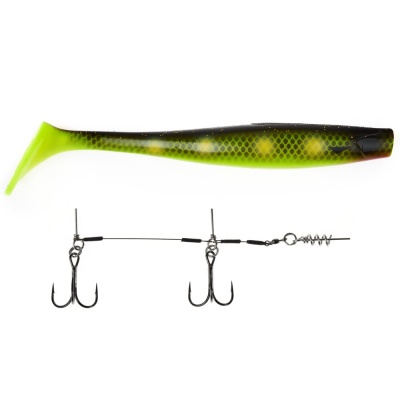 Виброхвосты LJ 3D Series KUBIRA SWIM SHAD 9,0in (22,86)/PG21 1шт.+Stinger L