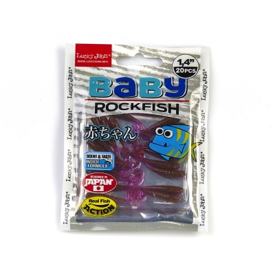 Виброхвосты съедоб. искусст. LJ Pro Series BABY ROCKFISH 1.4in(03.50)/S13 20шт.