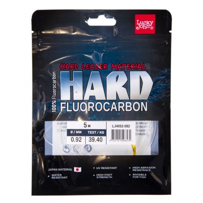 Леска моно. Lucky John FLUOROCARBON Hard 005/092