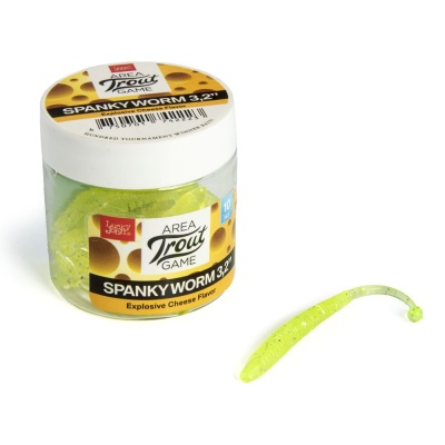 Слаги съедобные искусственные LJ Pro Series SPANKY WORM 3,2in (08.00)/071 10шт.