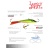 Балансир Lucky John FIN 4 + тр. 60мм/26RT Балансир Lucky John FIN 4 + тр. 60мм/26RT