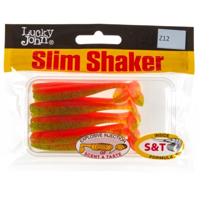 Виброхвосты съедоб. искусст. LJ Pro Series SLIM SHAKER 3in (07.60)/Z12 9шт.