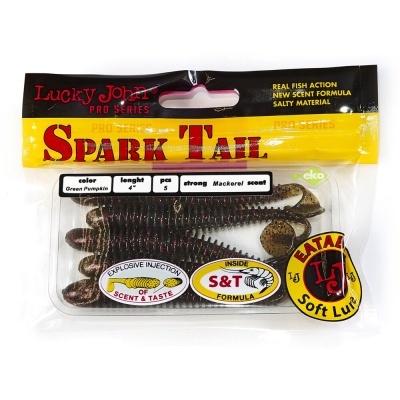 Виброхвосты съедоб. искусст. LJ Pro Series Spark Tail 4,0in(10,10)/PA03 5шт.