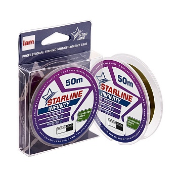 Леска STARLINE INFINITY 50м Chameleon Green 0.181