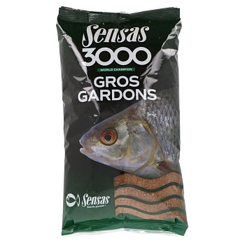 Прикормка Sensas 3000 GROS GARDON 1кг, ФРАНЦИЯ