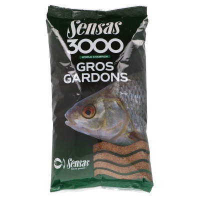 Прикормка Sensas 3000 GROS GARDON 1кг, ФРАНЦИЯ