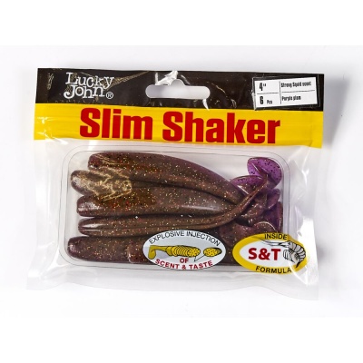 Виброхвосты съедоб. искусст. LJ Pro Series SLIM SHAKER 4in (10.00)/085 6шт.