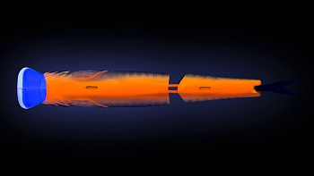 Воблер составной Strike Pro Glider 105SP, 14,4гр, 0,3-0,8м, 613-713 Black Back Smoked OB