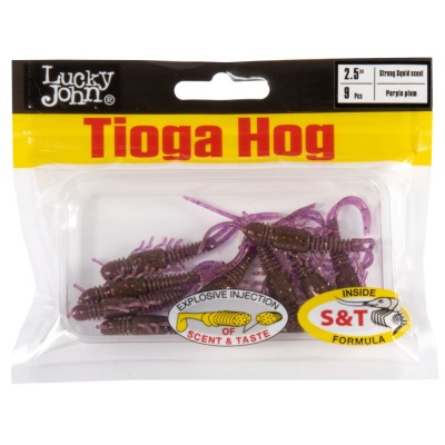 Виброхвосты съедоб. искусст. LJ Pro Series TIOGA HOG 2.5in (06.35)/071 9шт.