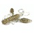 Твистеры съедобные искусственные LJ Pro Series ROCK CRAW 05.10/CA35 10шт.