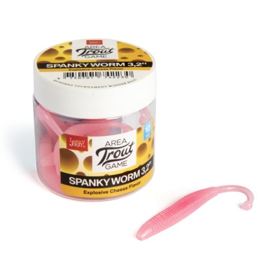 Слаги съедобные искусственные LJ Pro Series SPANKY WORM 3,2in (08.00)/F05 10шт.