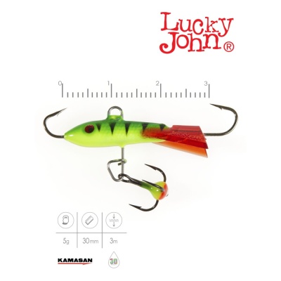 Балансир Lucky John CLASSIC 3 + тр. 30мм/36RT
