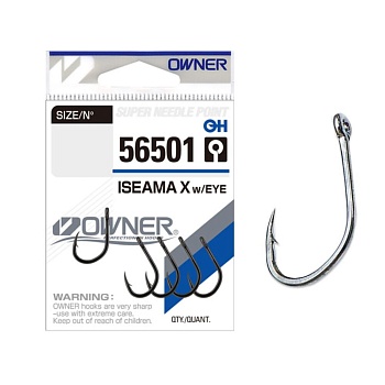 Крючок OWNER Iseama X w/eye BC №6 6шт