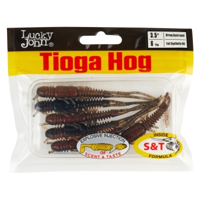 Виброхвосты съедоб. искусст. LJ Pro Series TIOGA HOG 3.5in (08.90)/T65 6шт.