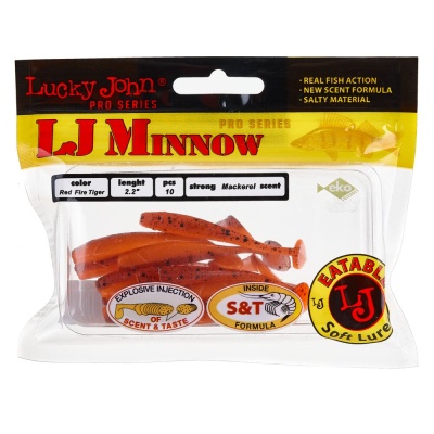 Виброхвосты съедоб. искусст. LJ Pro Series MINNOW 2.2in(05.60)/T48 10шт.