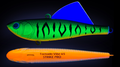 Воблер Strike Pro Tornado Vibe 65  Тонущий 6.5cm 14.5gг