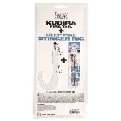 Твистеры LJ 3D BBS Series KUBIRA FIRE TAIL 9,0in (22,86)/PG36 1шт.