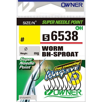 Крючок OWNER Worm BH-Sproat BC №10 10шт