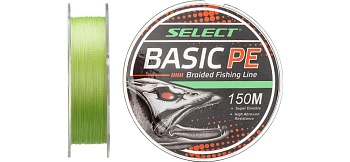 Шнур Select Basic PE X4 150m (салатовый) 0.10mm 10LB/4.8kg