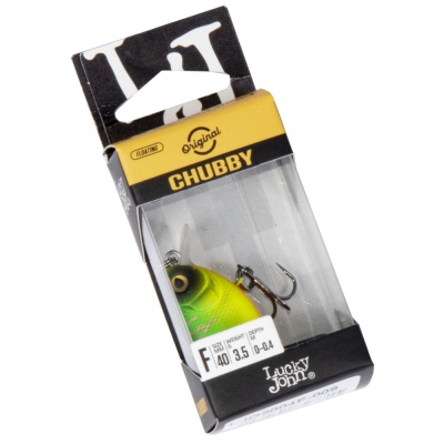 Воблер Lucky John Original CHUBBY 40F, 3.5гр, 0-0.4м, 002