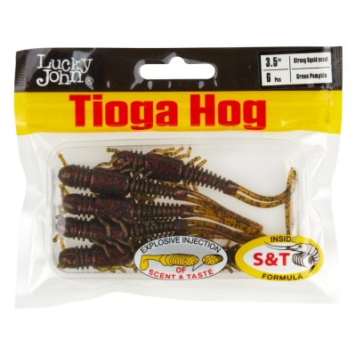 Виброхвосты съедоб. искусст. LJ Pro Series TIOGA HOG 3.5in (08.90)/PA03 6шт.