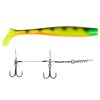 Виброхвосты LJ 3D Series KUBIRA SWIM SHAD 9,0in (22,86)/PG30 1шт.+Stinger L