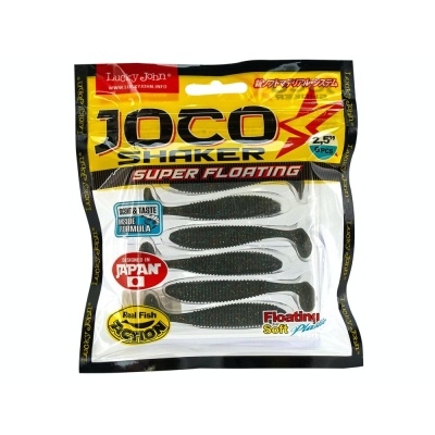 Виброхвосты съедобные плав. LJ Pro Series JOCO SHAKER 06,35/F08  6шт.