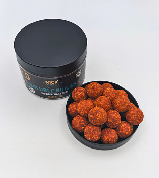 Насадка рыболовная NICK BAITS GOLD "SOLUBLE 20 мм" Королевская слива; банка 35 шт,