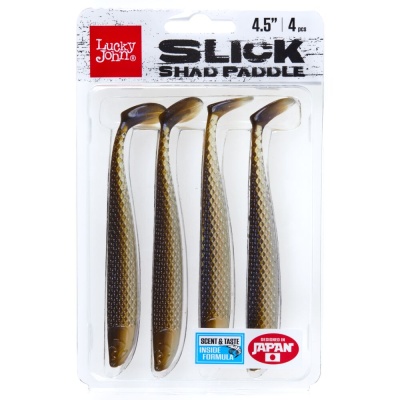 Виброхвосты съедобные Lucky John Series SLICK SHAD PADDLE 4.5in 016