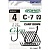 Крючок OWNER Carp Down BC №4 9шт