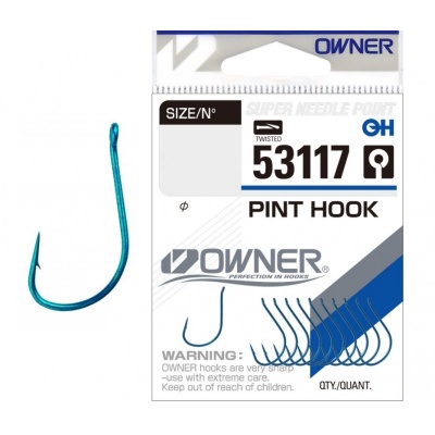 Крючок OWNER Pint Hook blue №8 11шт