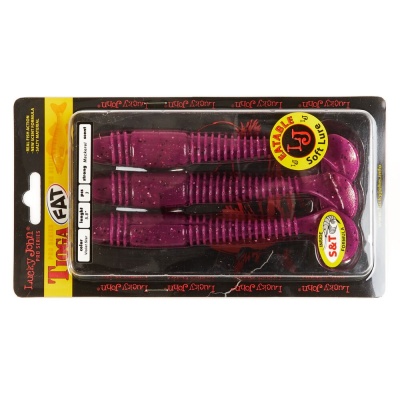 Виброхвосты съедоб. искусст. LJ Pro Series TIOGA FAT 5.8in(14.70)/S26 3шт.