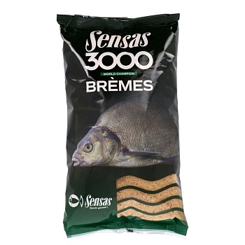 Прикормка Sensas 3000 BREMES 1кг, ФРАНЦИЯ
