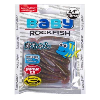 Виброхвосты съедоб. искусст. LJ Pro Series BABY ROCKFISH 2,4in(06.10)/033 10шт.
