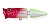 Воблер Поппер составной Strike Pro Pike Pop Joint 75, 11 гр, X10-SBO Clown Silver