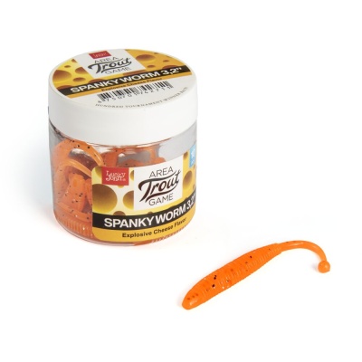 Слаги съедобные искусственные LJ Pro Series SPANKY WORM 3,2in (08.00)/036 10шт.