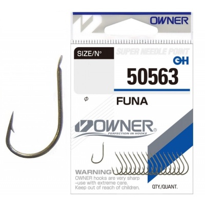 Крючок OWNER Funa brown №16 18шт